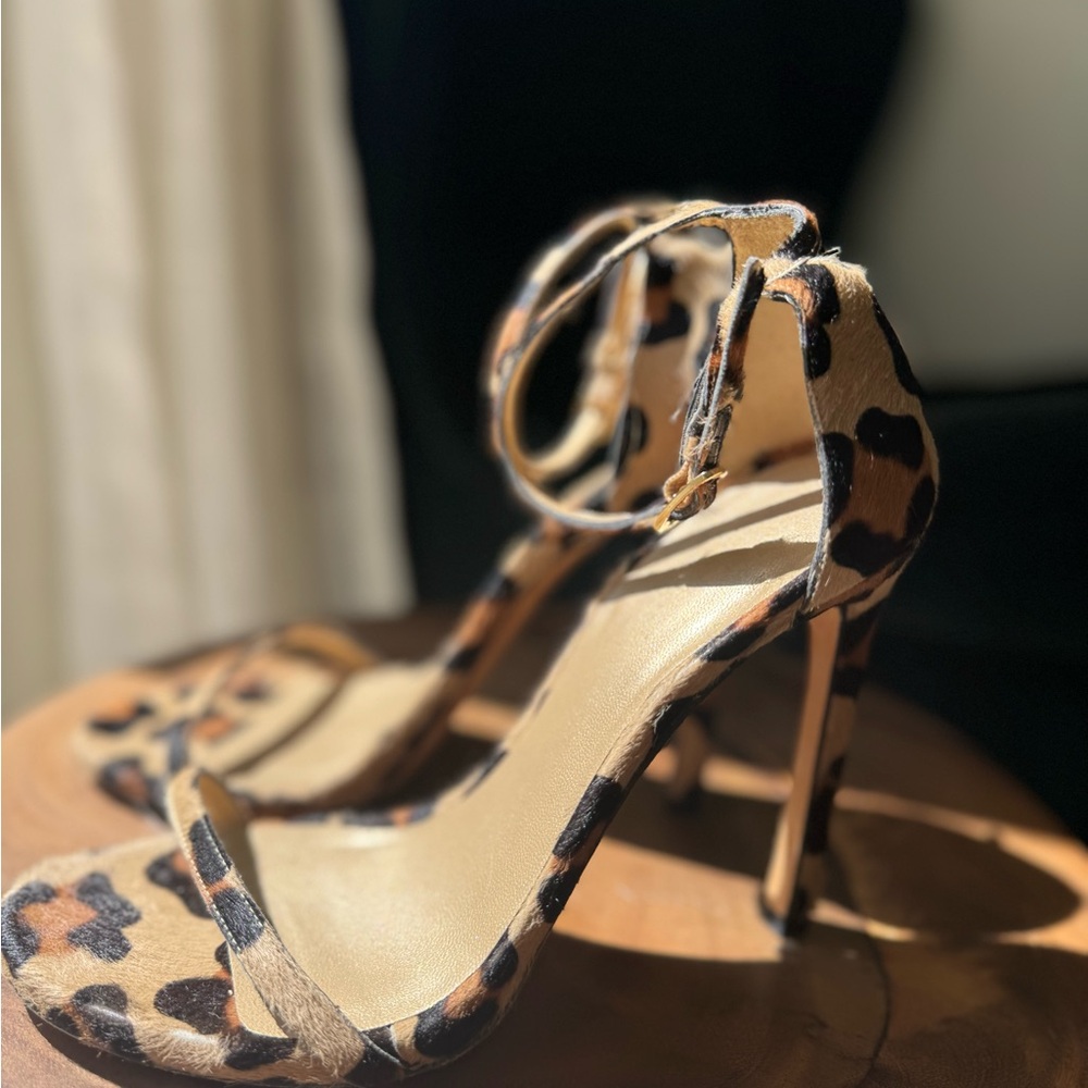 Stuart Weitzman Leopard Print Heels - image 2
